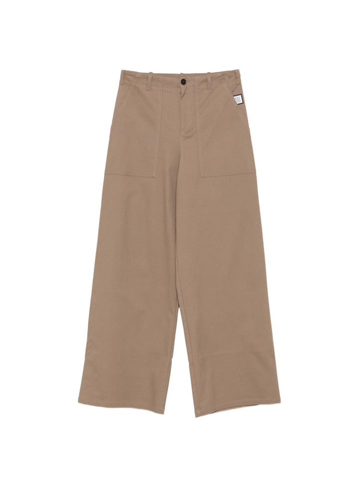 Pantalone marrone chiaro per bambina DZ6Q31G0073 343 Douuod Kids 