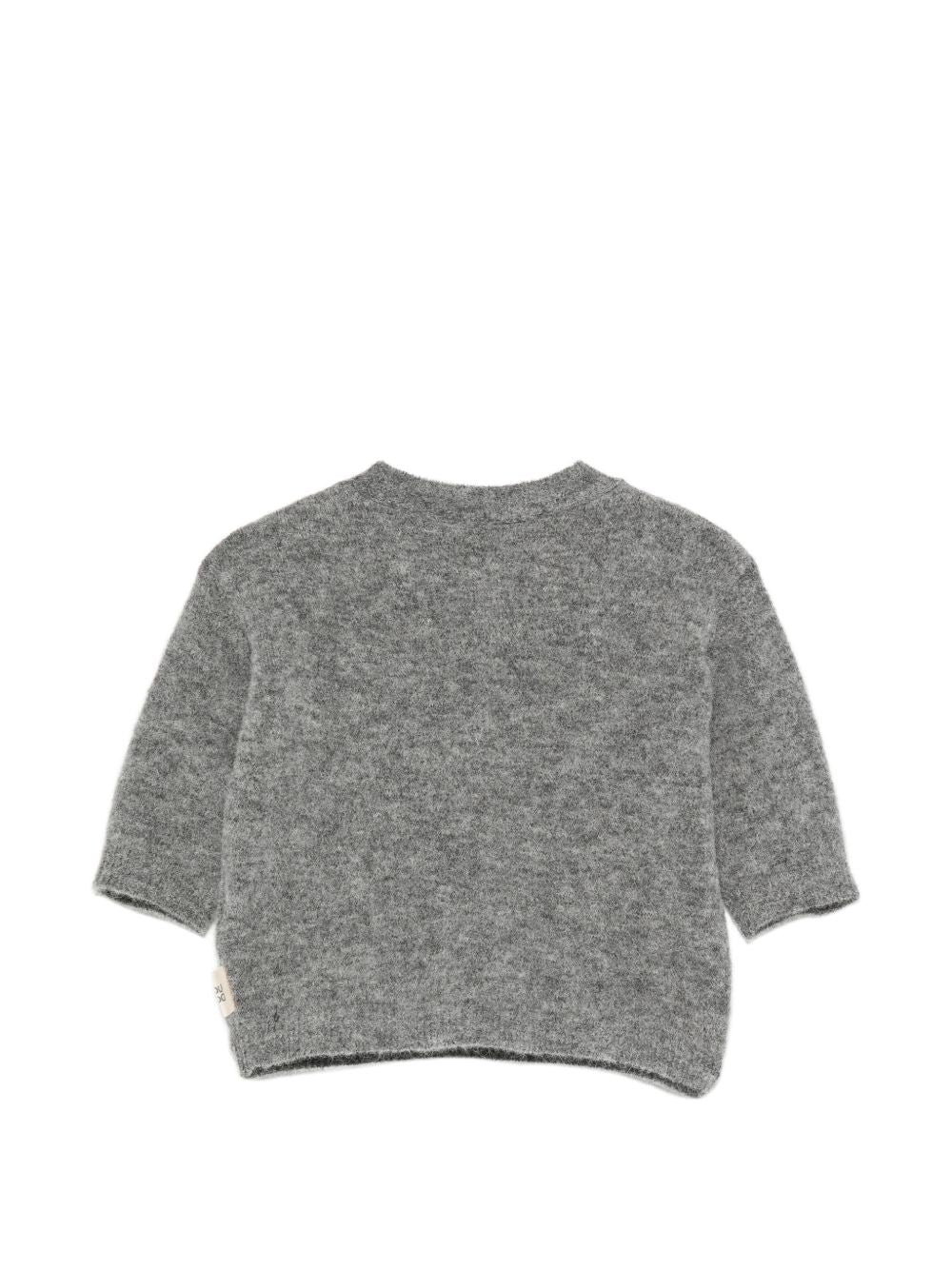 Maglione grigio per bambina DZ9A11W0229 809 Douuod Kids 