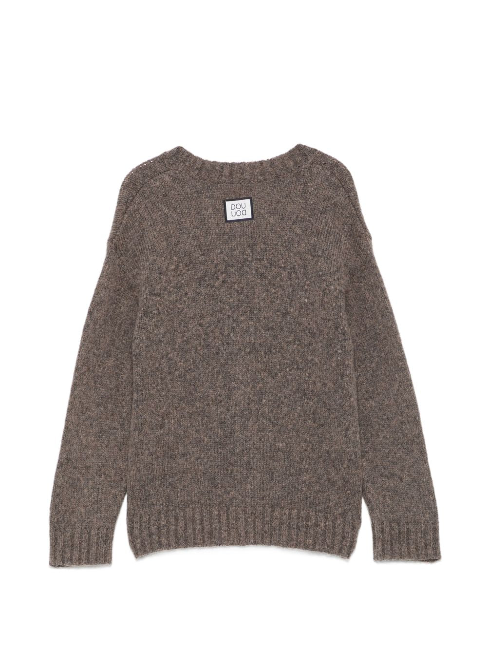Cardigan tortora per bambina DZ9P90W0222 857 Douuod Kids 