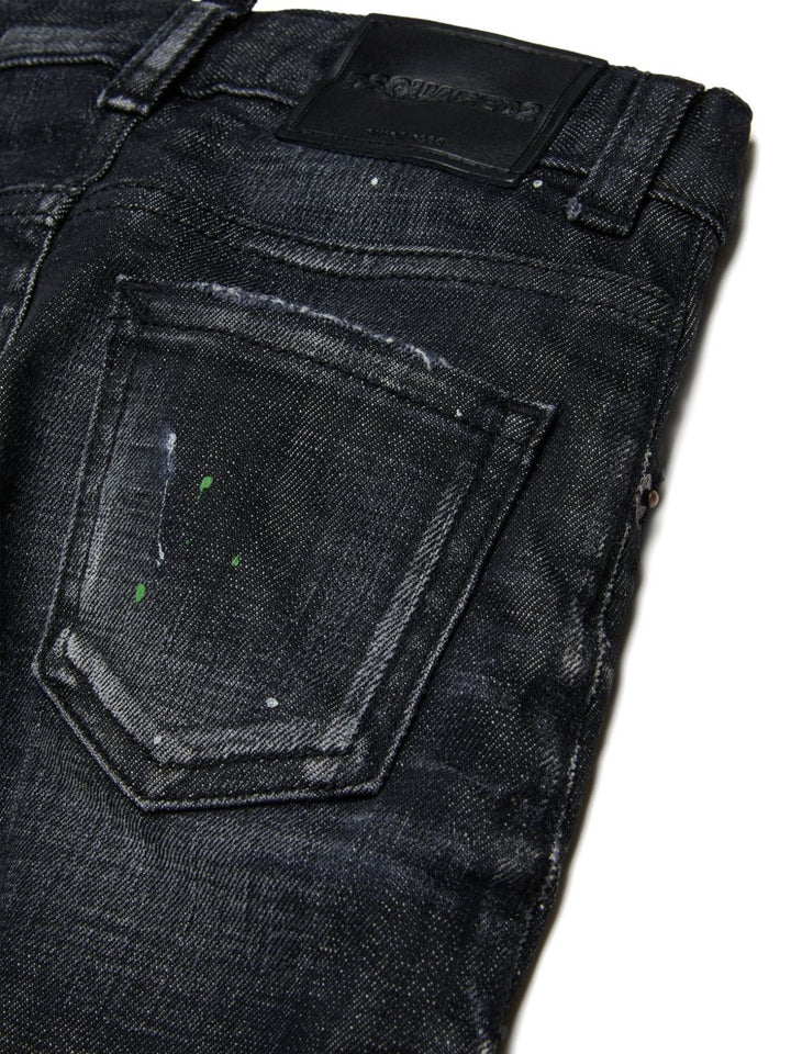 Jeans nero per neonato DQ01TCD0AI1 DQ02 Dsquared2 Kids 