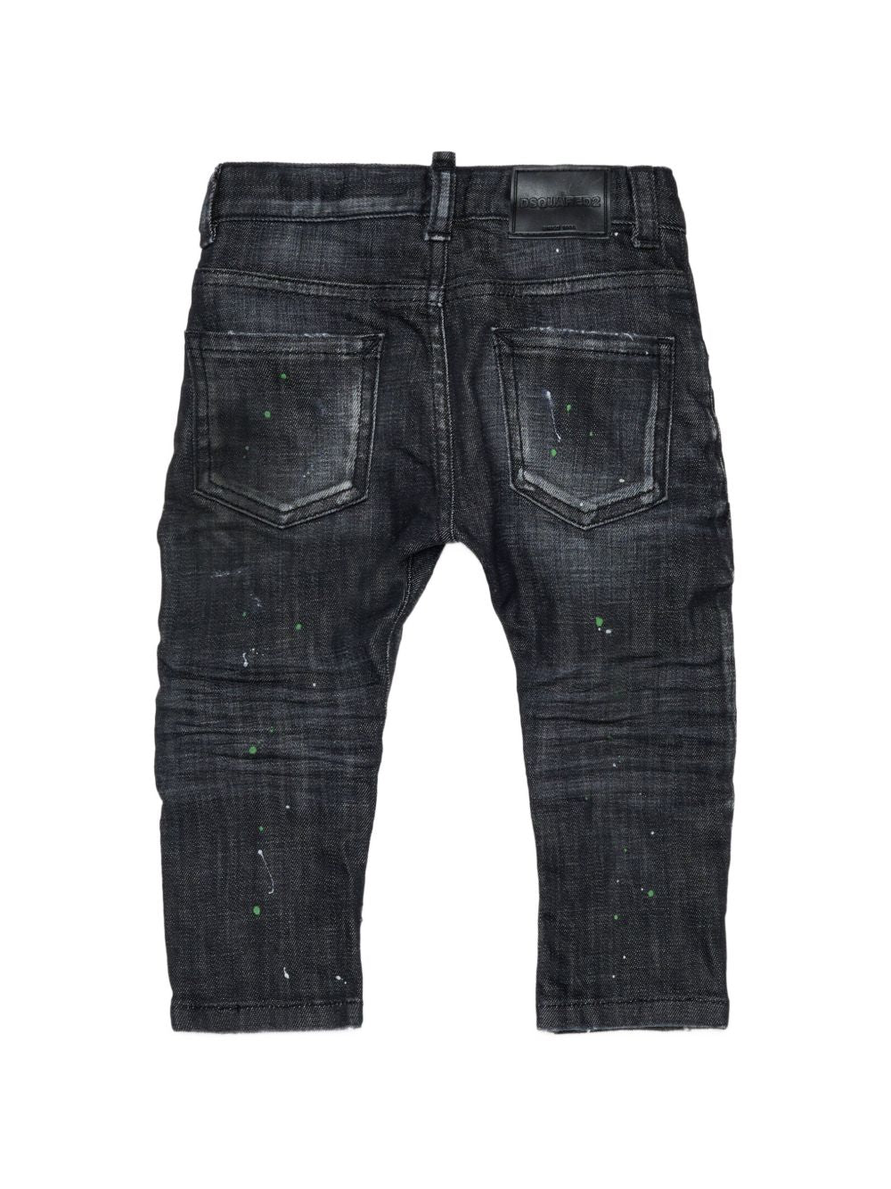 Jeans nero per neonato DQ01TCD0AI1 DQ02 Dsquared2 Kids 