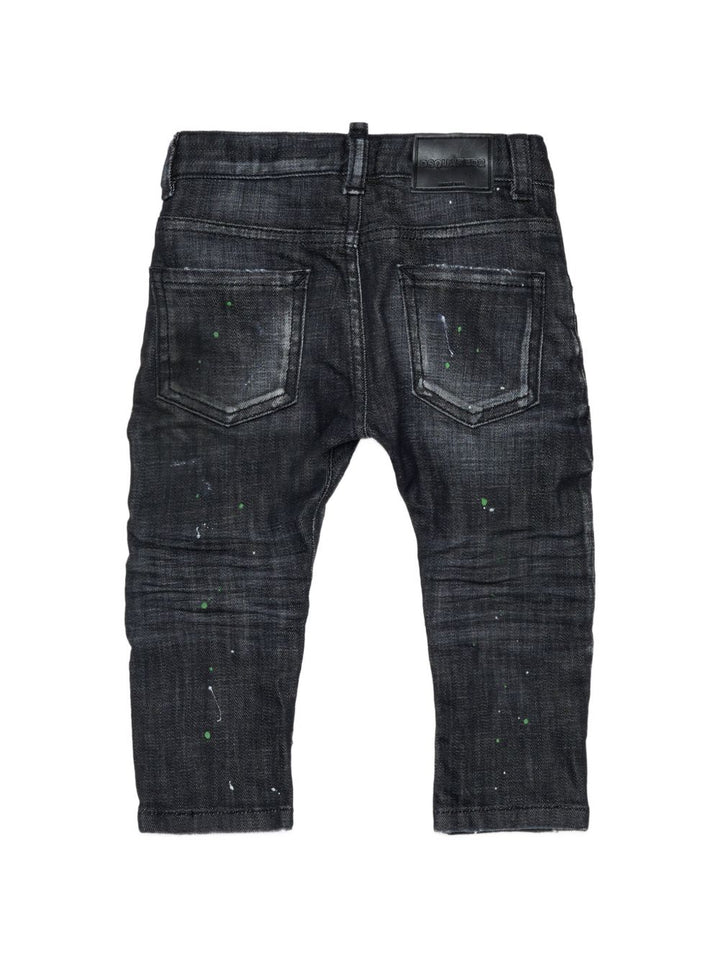 Jeans nero per neonato DQ01TCD0AI1 DQ02 Dsquared2 Kids 