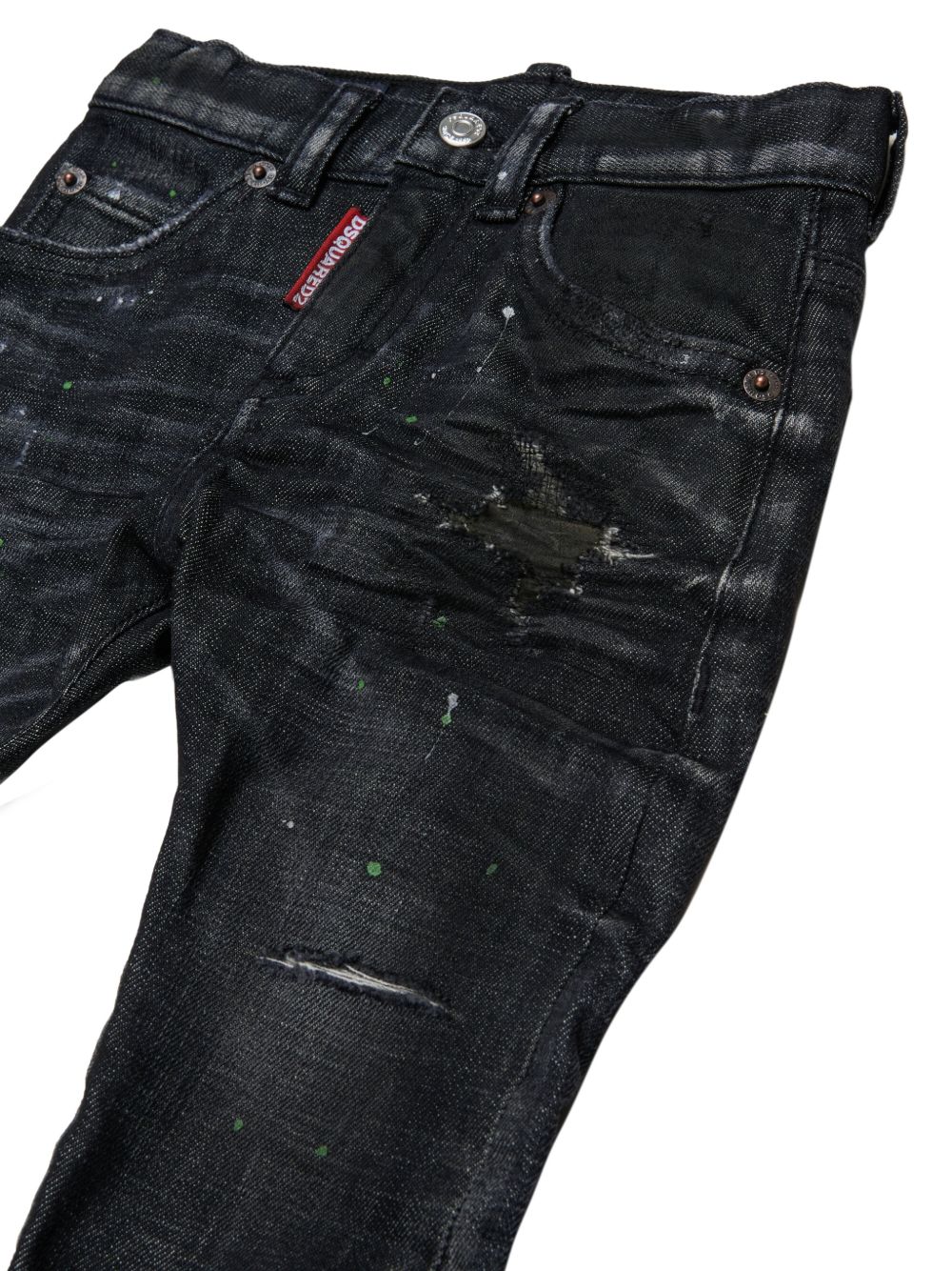 Jeans nero per neonato DQ01TCD0AI1 DQ02 Dsquared2 Kids 