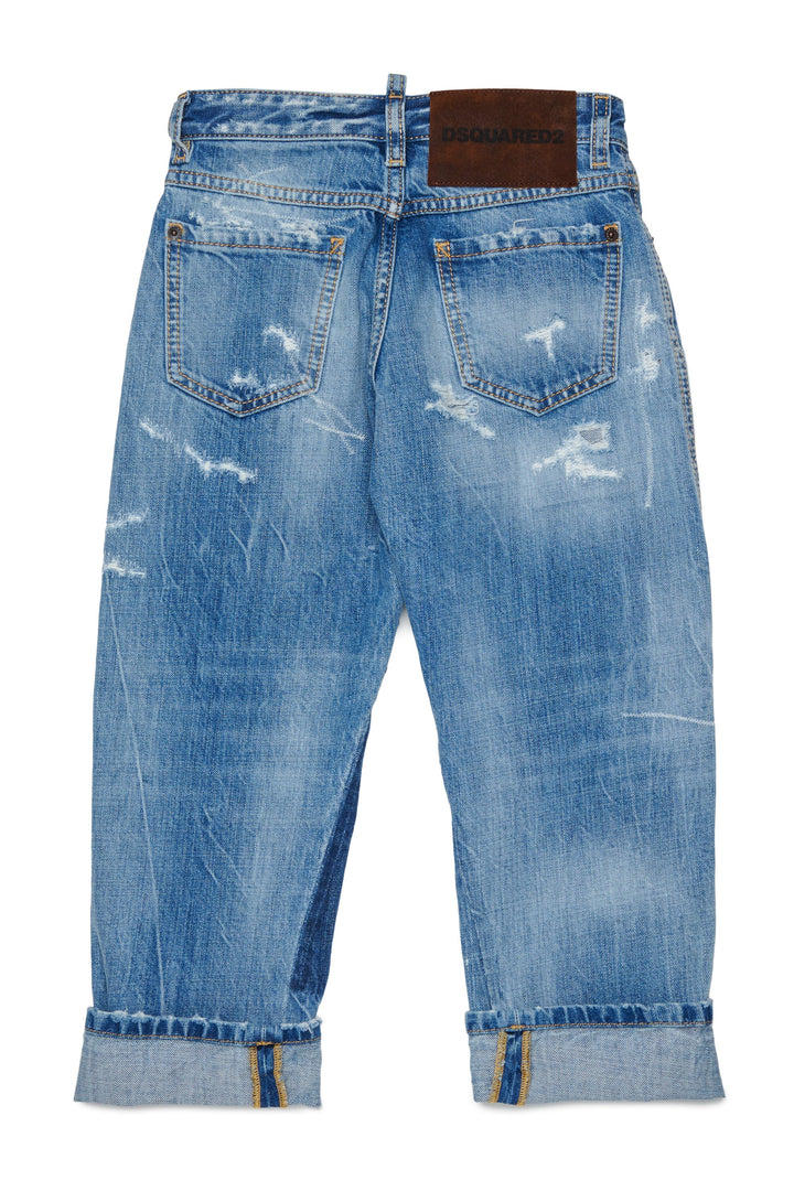 Jeans blu per bambina DQ04B1D0AHV DQ01 Dsquared2 Kids 