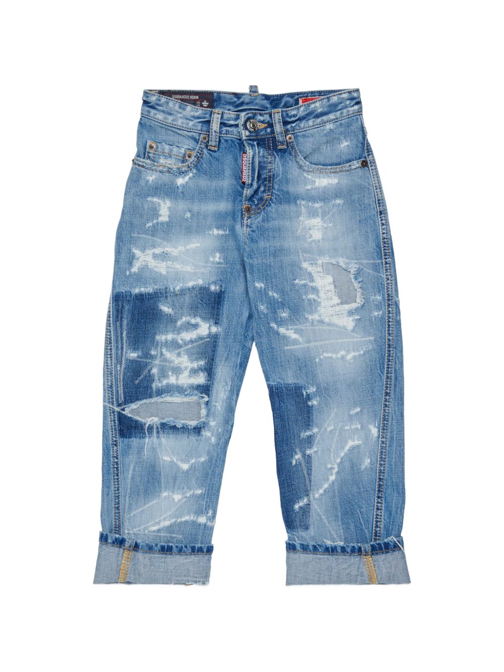 Jeans blu per bambina DQ04B1D0AHV DQ01 Dsquared2 Kids 