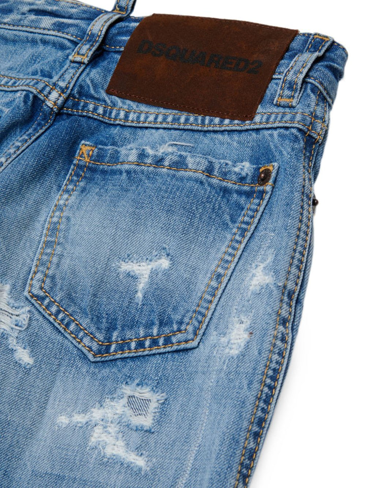 Jeans blu per bambina DQ04B1D0AHV DQ01 Dsquared2 Kids 