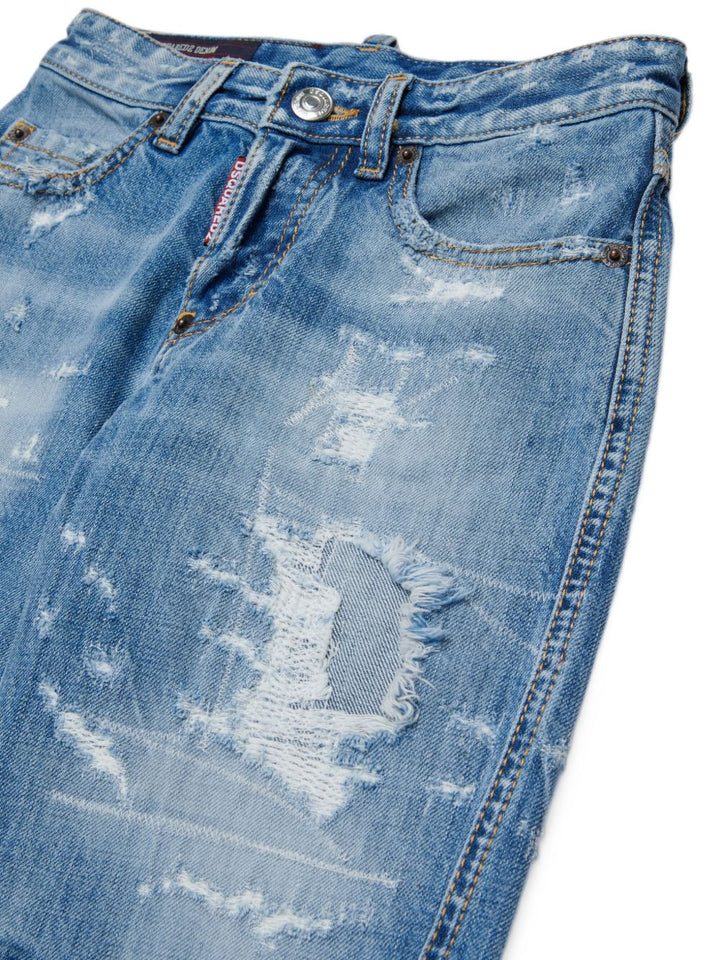Jeans blu per bambina DQ04B1D0AHV DQ01 Dsquared2 Kids 