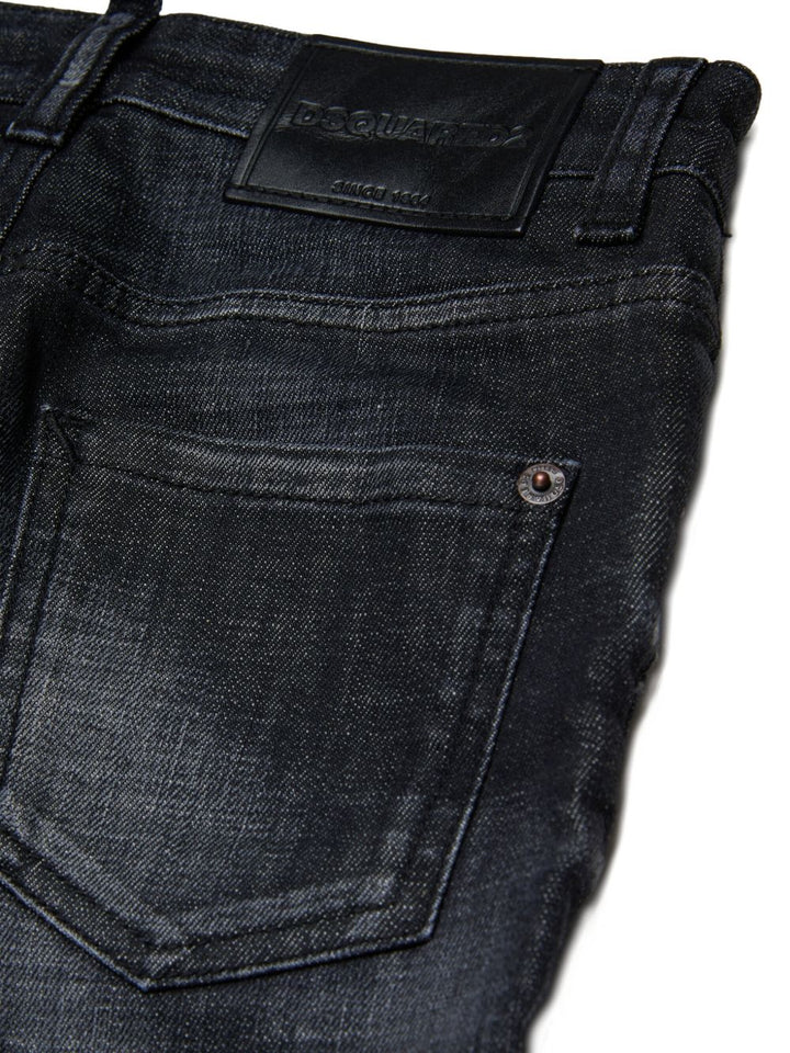 Jeans nero per bambino DQ0731D0ABS DQ02 Dsquared2 Kids 