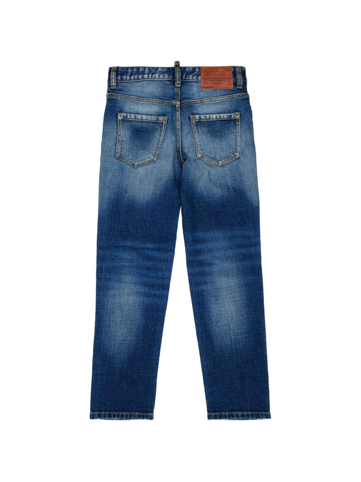 Jeans blu per bambino DQ0731D0AHR DQ01 Dsquared2 Kids 