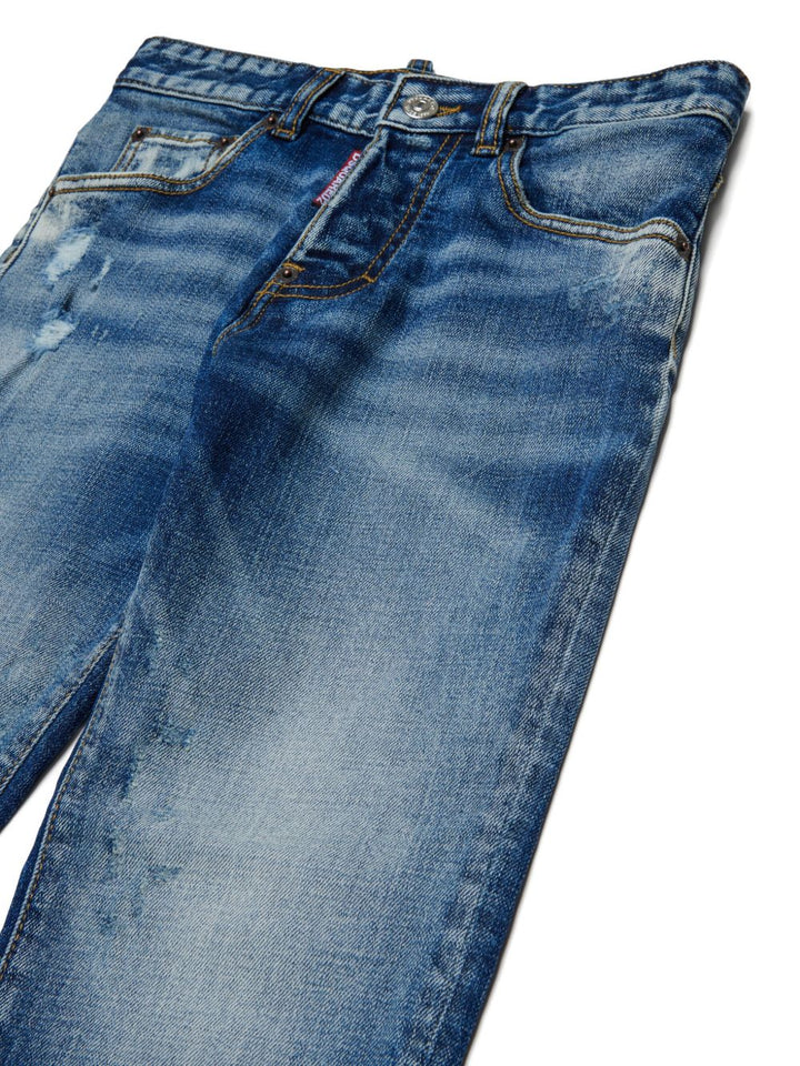 Jeans blu per bambino DQ0731D0AHR DQ01 Dsquared2 Kids 