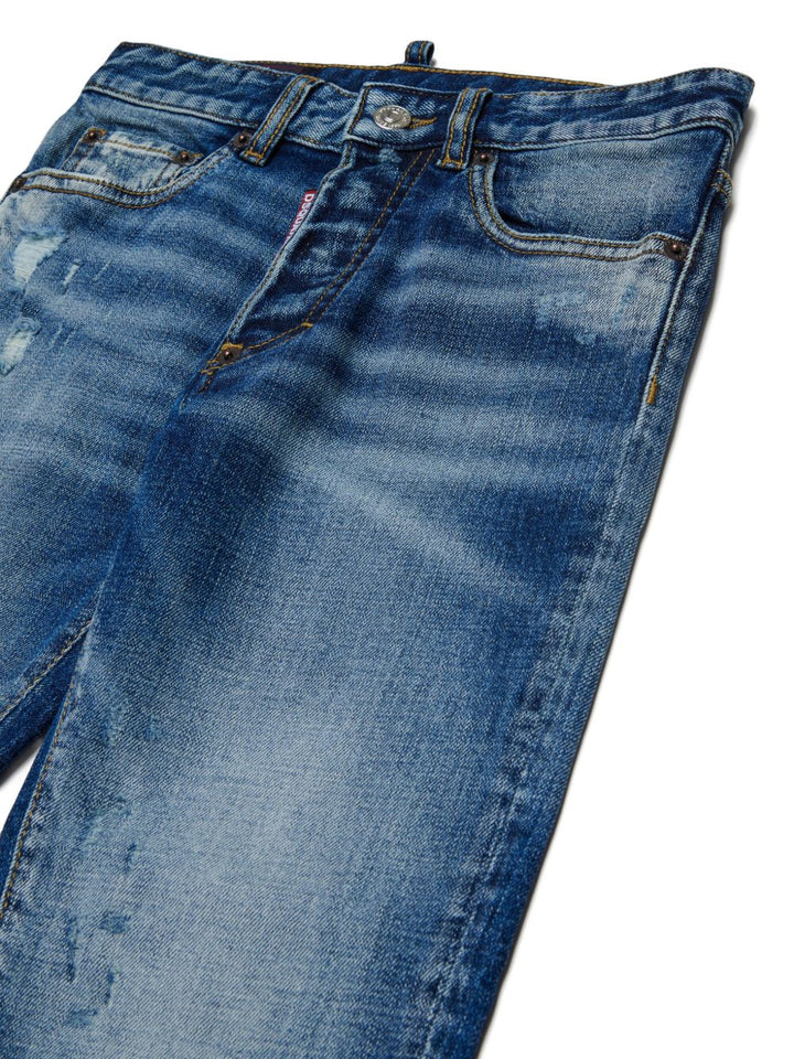 Jeans blu per bambino DQ2252D0AHR DQ01 Dsquared2 Kids 