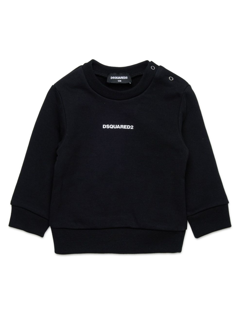 Felpa nera per neonato DQ2860D0AIZ DQ900 Dsquared2 Kids 