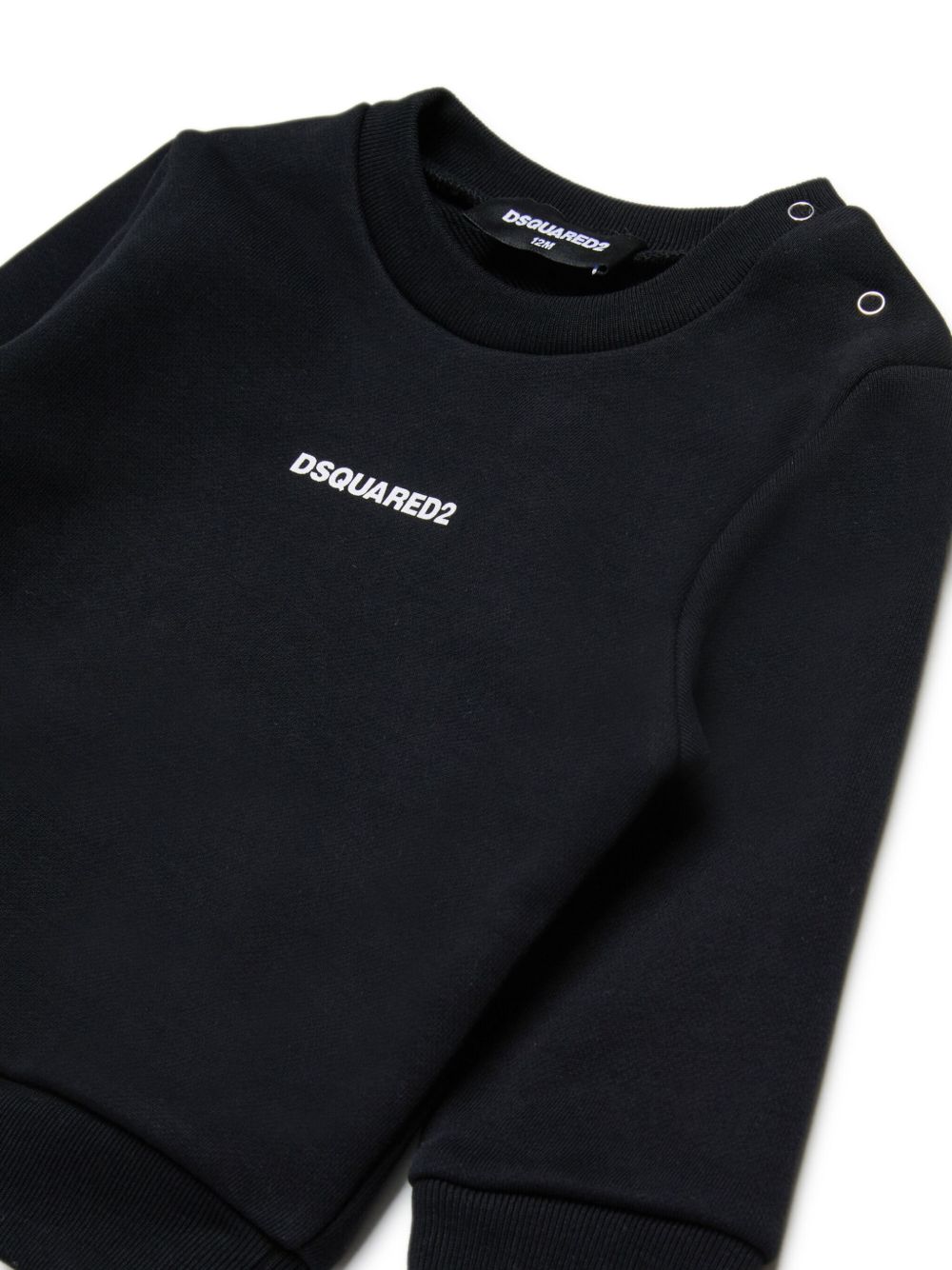 Felpa nera per neonato DQ2860D0AIZ DQ900 Dsquared2 Kids 