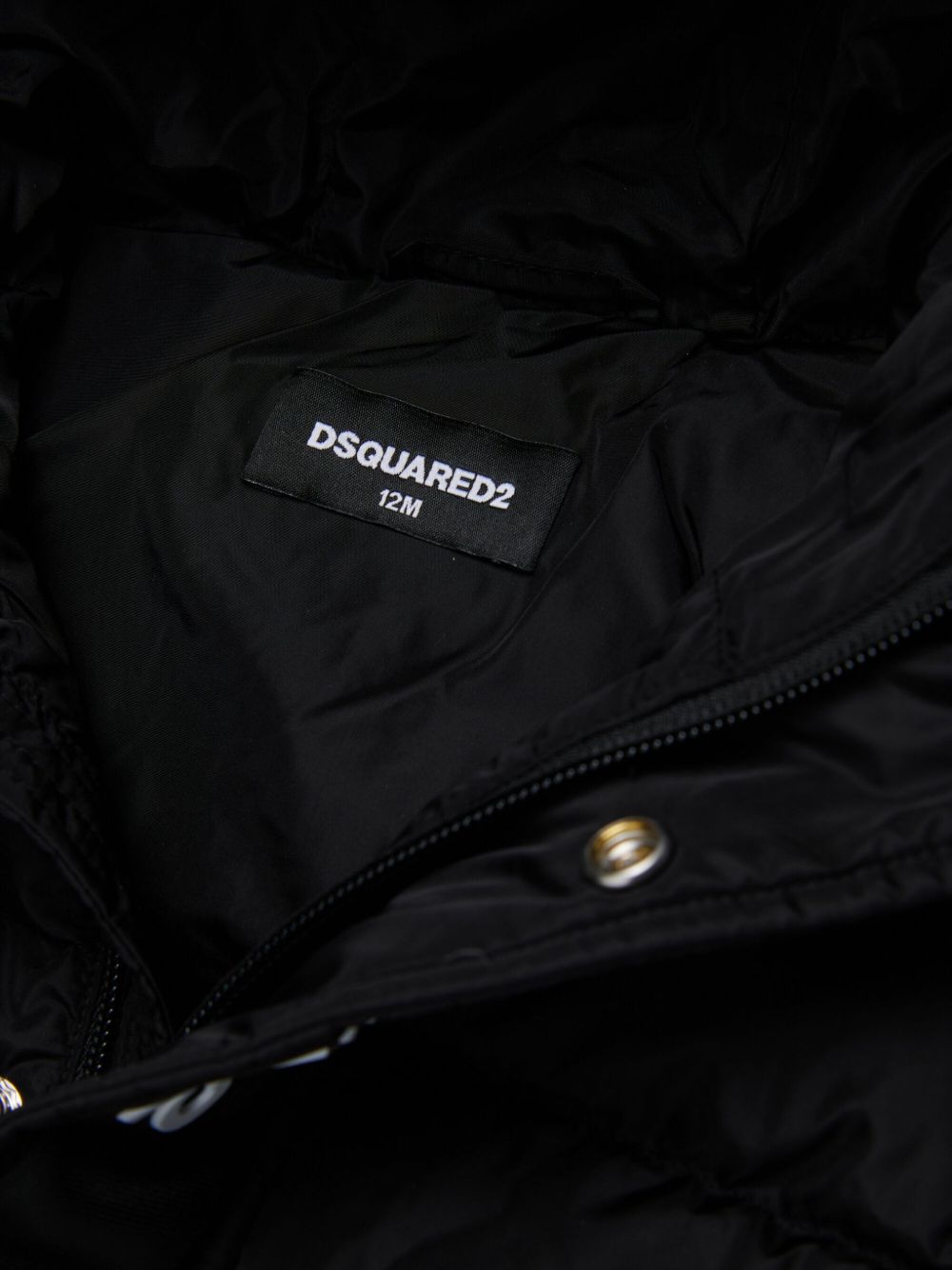 Giubbotto nero per neonato DQ3084D00BN DQ900 Dsquared2 Kids 