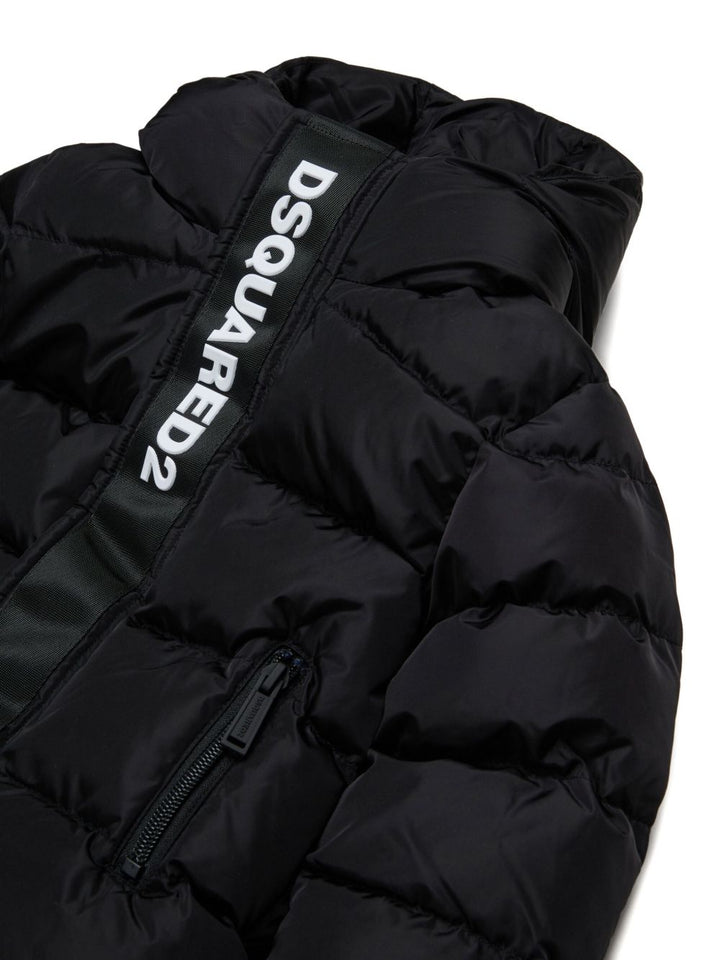 Giubbotto nero per neonato DQ3084D00BN DQ900 Dsquared2 Kids 
