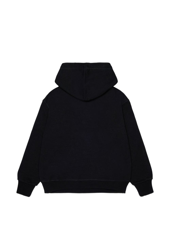 Felpa nera per bambino DQ3557D0AIZ DQ900 Dsquared2 Kids 