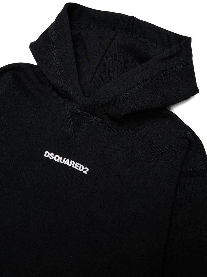 Felpa nera per bambino DQ3557D0AIZ DQ900 Dsquared2 Kids 