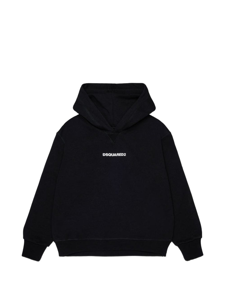Felpa nera per bambino DQ3557D0AIZ DQ900 Dsquared2 Kids 
