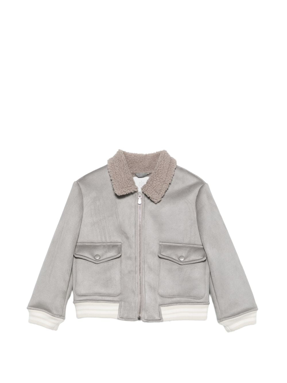 Giacca grigia per bambina EZ2I27H0078 908 Eleventy Kids 