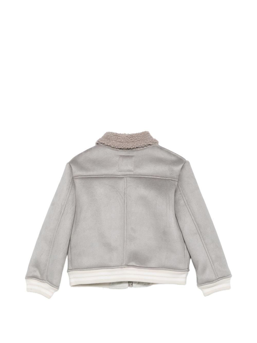 Giacca grigia per bambina EZ2I27H0078 908 Eleventy Kids 