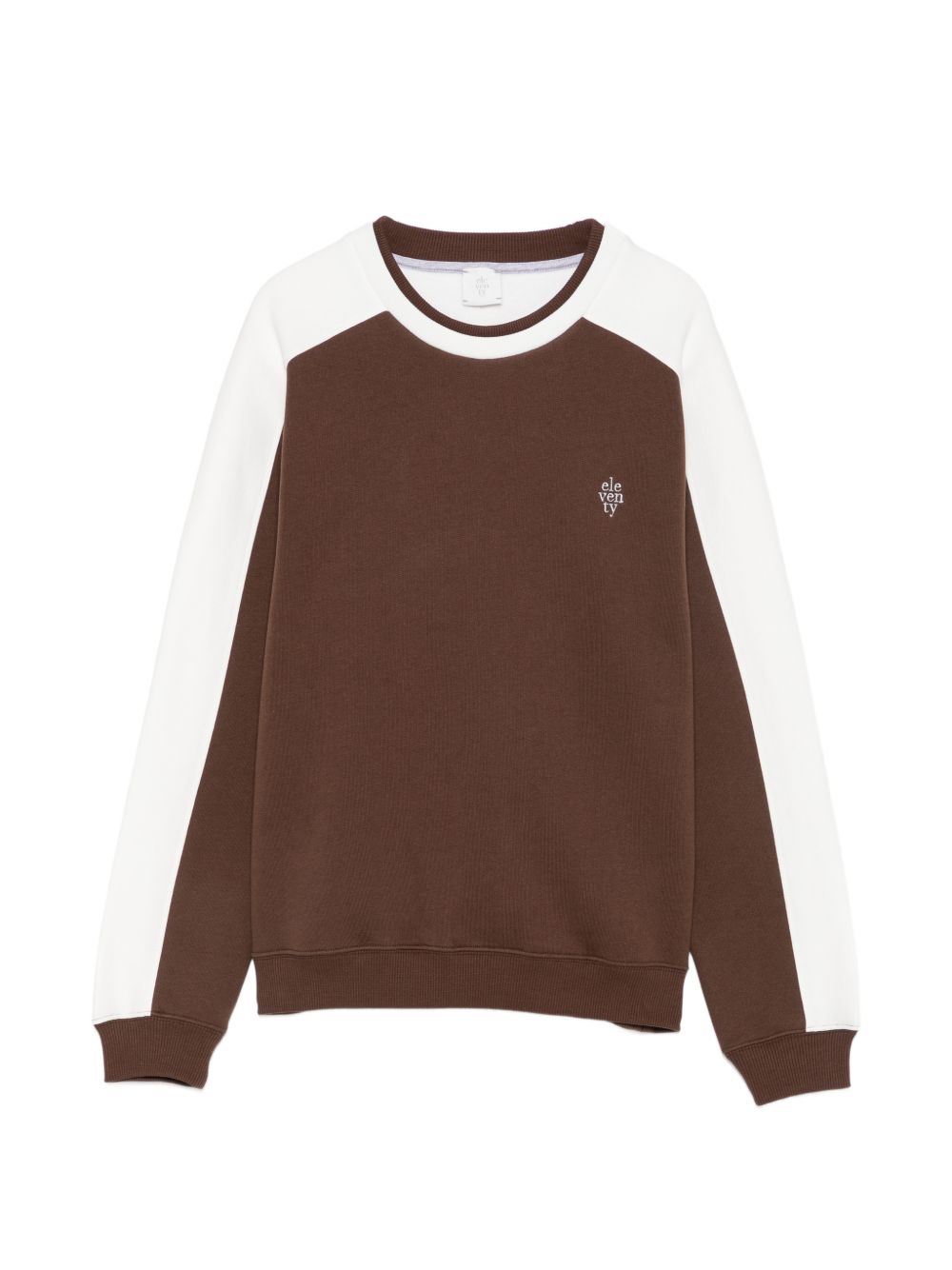 Felpa bianco/marrone per bambino EZ4H30Z3999 320AV Eleventy Kids 