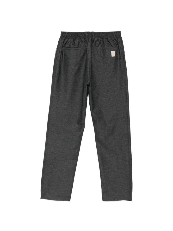 Pantalone melange per bambino EZ6H10I0346 811 Eleventy Kids 