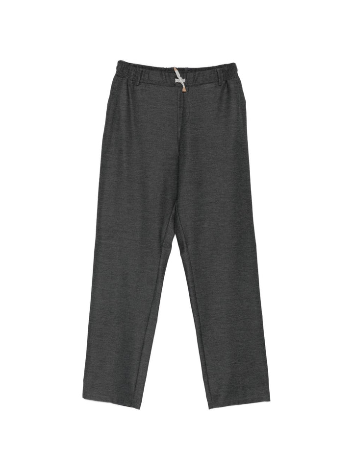 Pantalone melange per bambino EZ6H10I0346 811 Eleventy Kids 