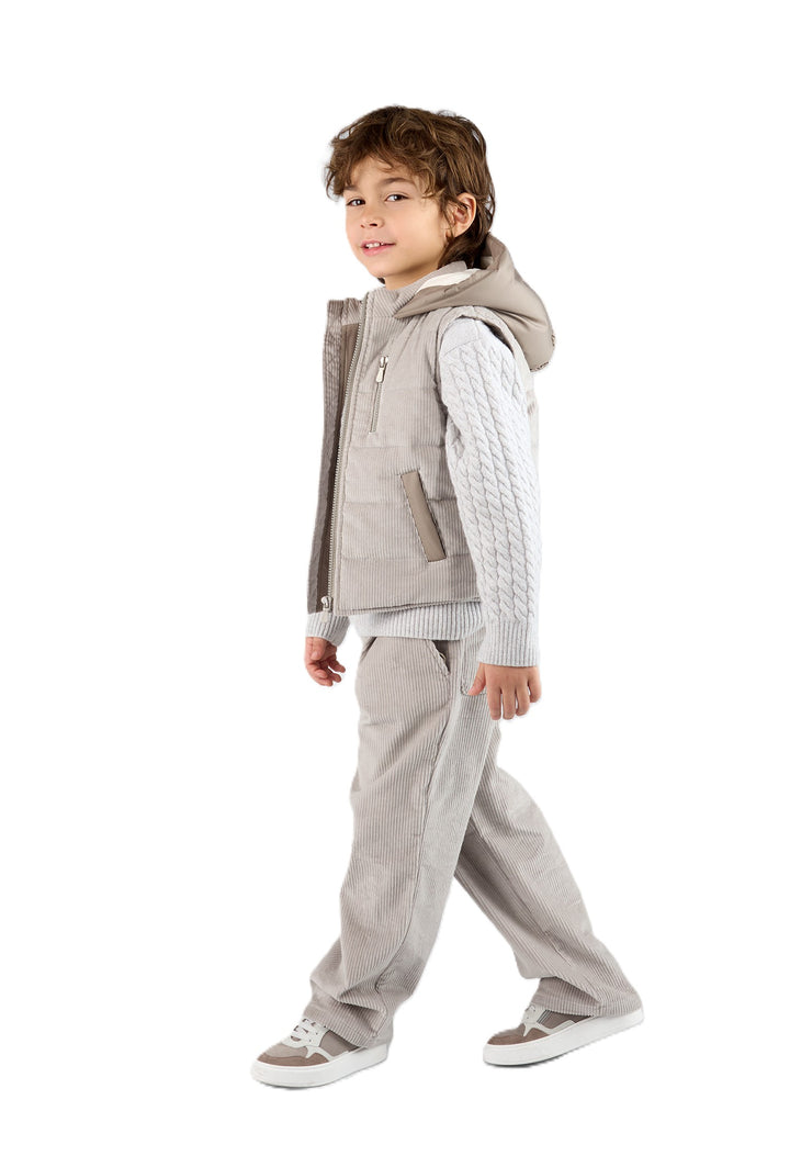Pantalone grigio chiaro per bambino EZ6H40V0188 900 Eleventy Kids 