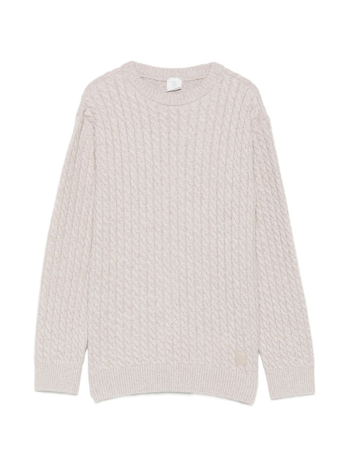 Maglione beige chiaro per bambino EZ9H20Z4147 872 Eleventy Kids 