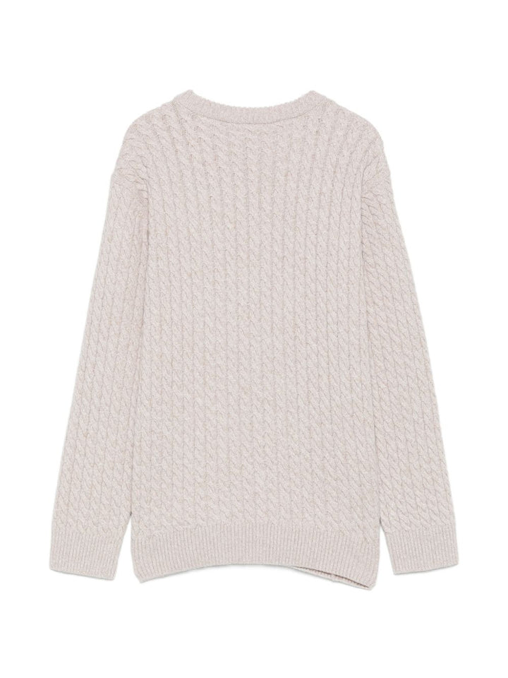 Maglione beige chiaro per bambino EZ9H20Z4147 872 Eleventy Kids 