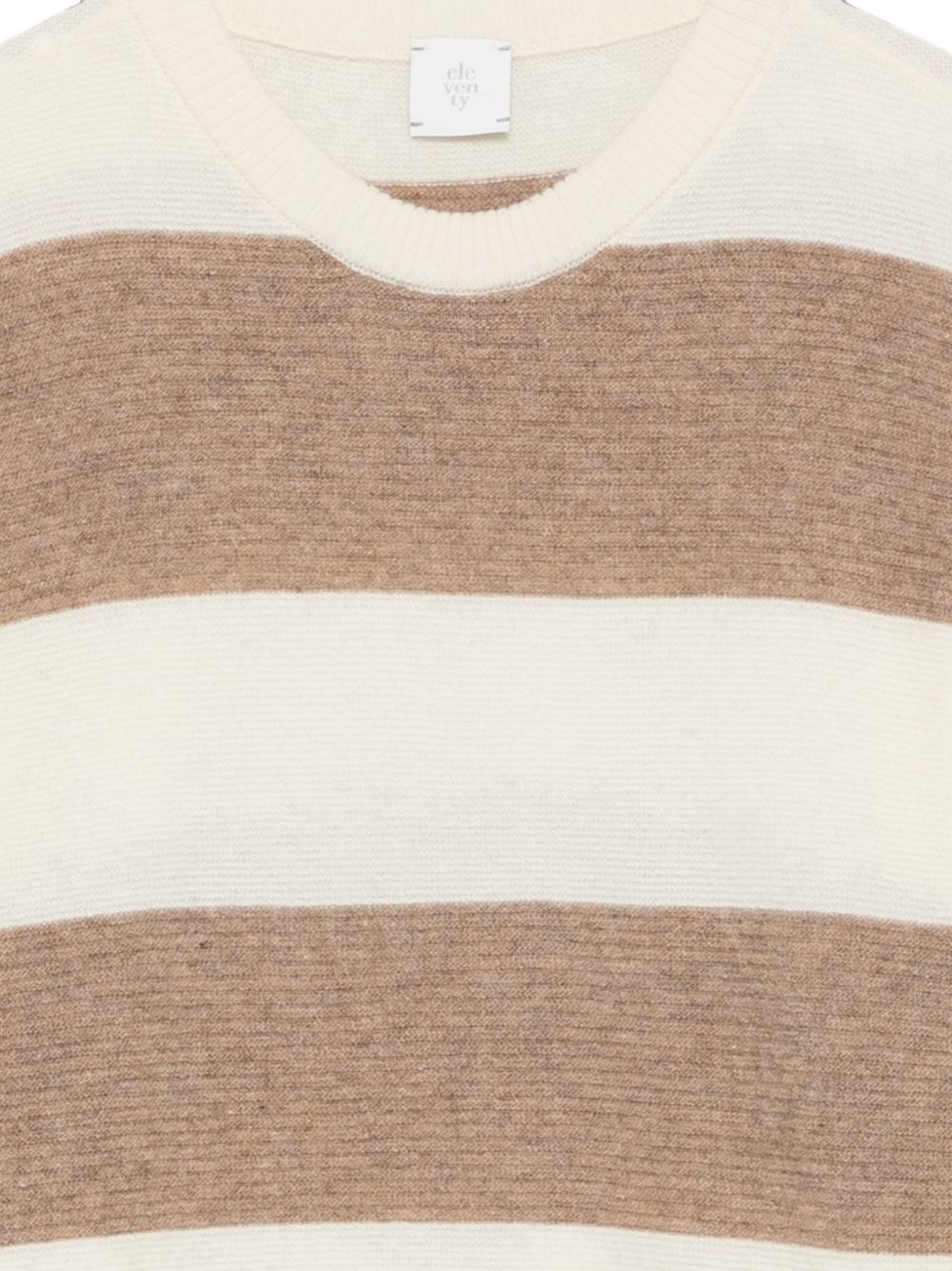 Maglione beige marrone per bambino EZ9H80Z2498 101MA Eleventy Kids 