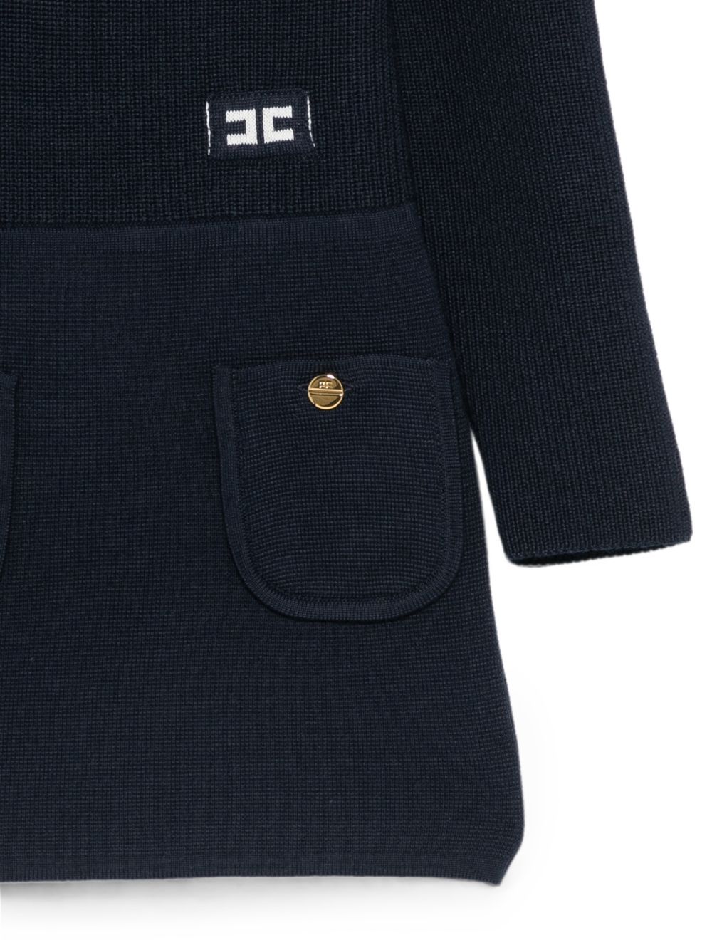Abito blu notte per bambina EFAB681CFL159 4462 Elisabetta Franchi Kids 