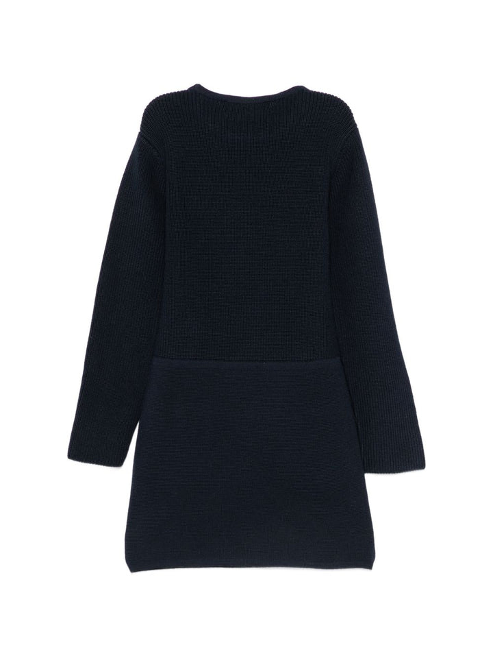 Abito blu notte per bambina EFAB681CFL159 4462 Elisabetta Franchi Kids 