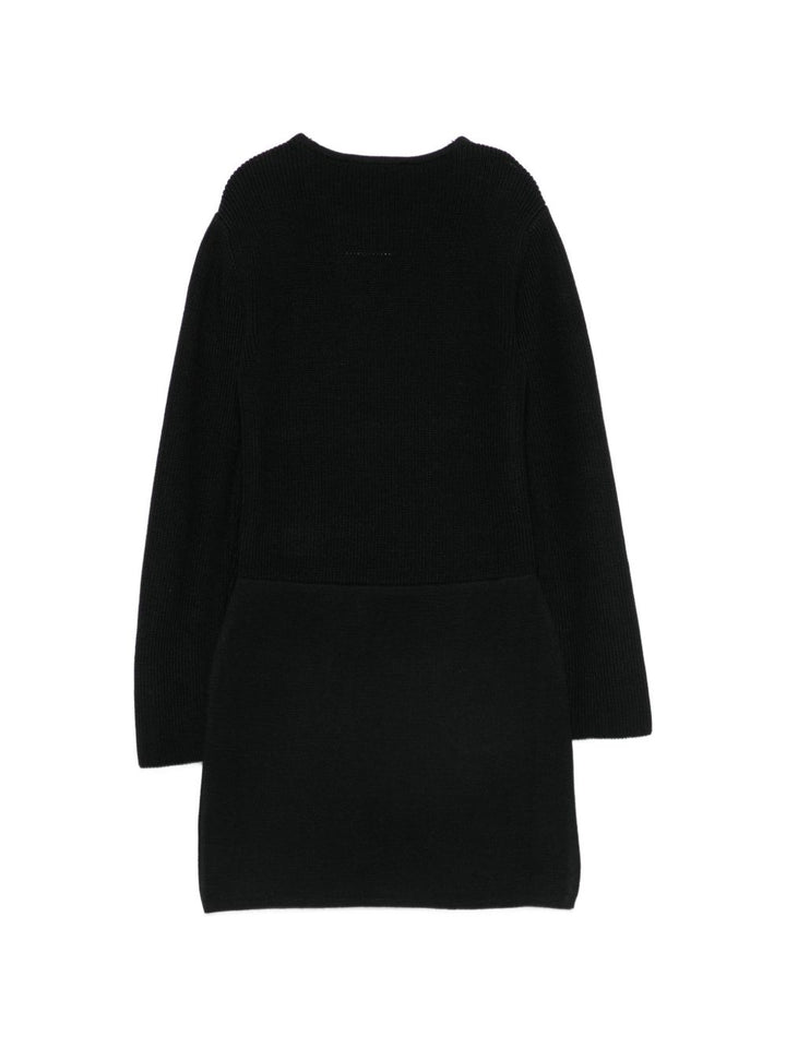 Abito nero per bambina EFAB681CFL159 N101 Elisabetta Franchi Kids 