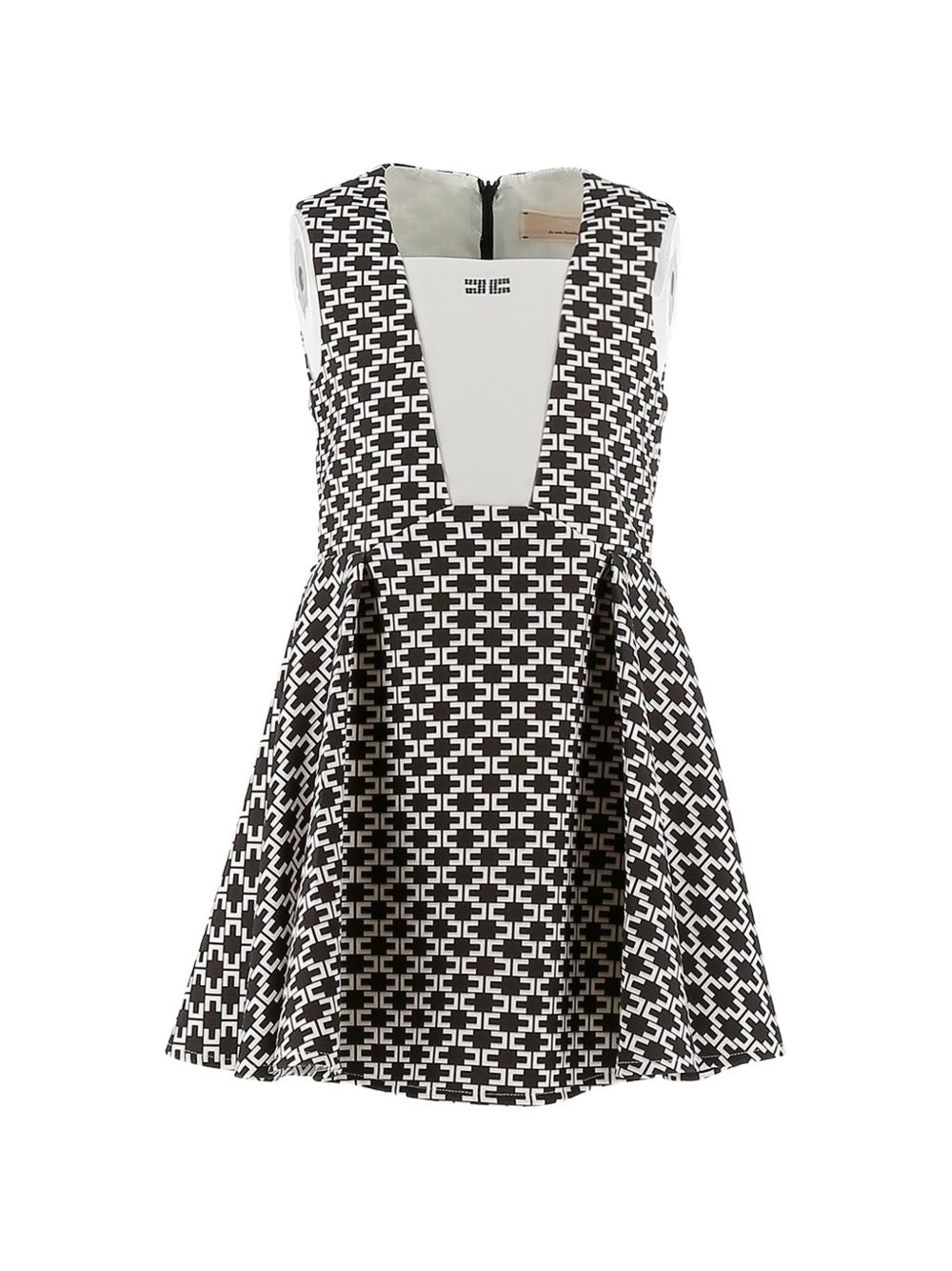 Abito nero/bianco per bambina EFAB6920GA039 D948 Elisabetta Franchi Kids 