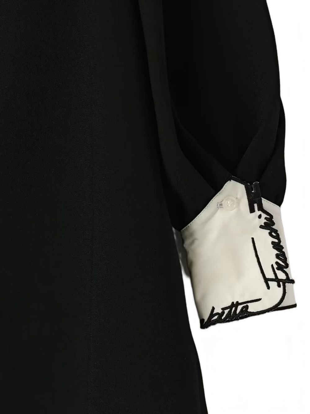 Abito nero/avorio per bambina EFAB6950GA022 N100 Elisabetta Franchi Kids 