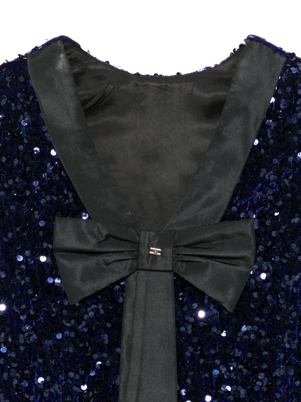 Abito blu/nero per bambina EFAB7010TV093 4002 Elisabetta Franchi Kids 