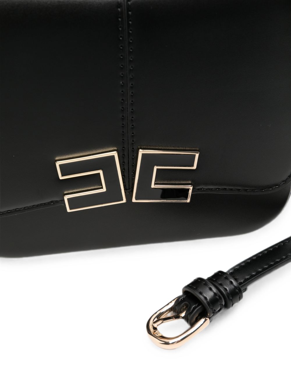 Borsa nera per bambina EFBO118CTV025 N000 Elisabetta Franchi Kids 