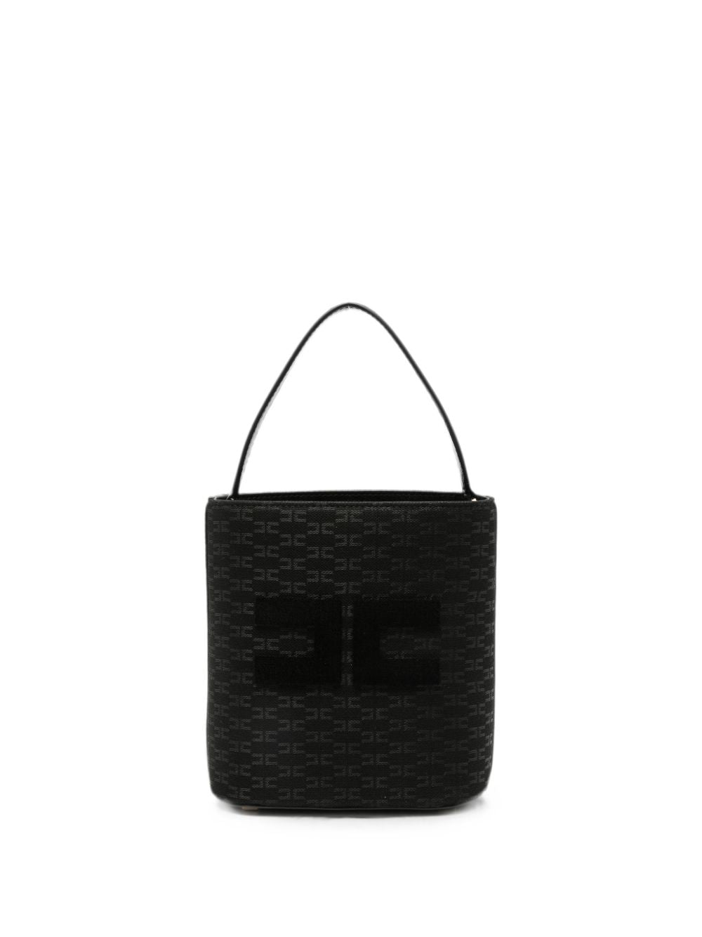 Borsa nera per bambina EFBO121CTV157 N000 Elisabetta Franchi Kids 