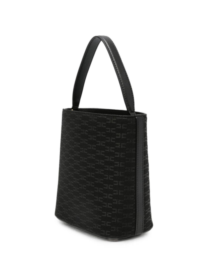 Borsa nera per bambina EFBO121CTV157 N000 Elisabetta Franchi Kids 
