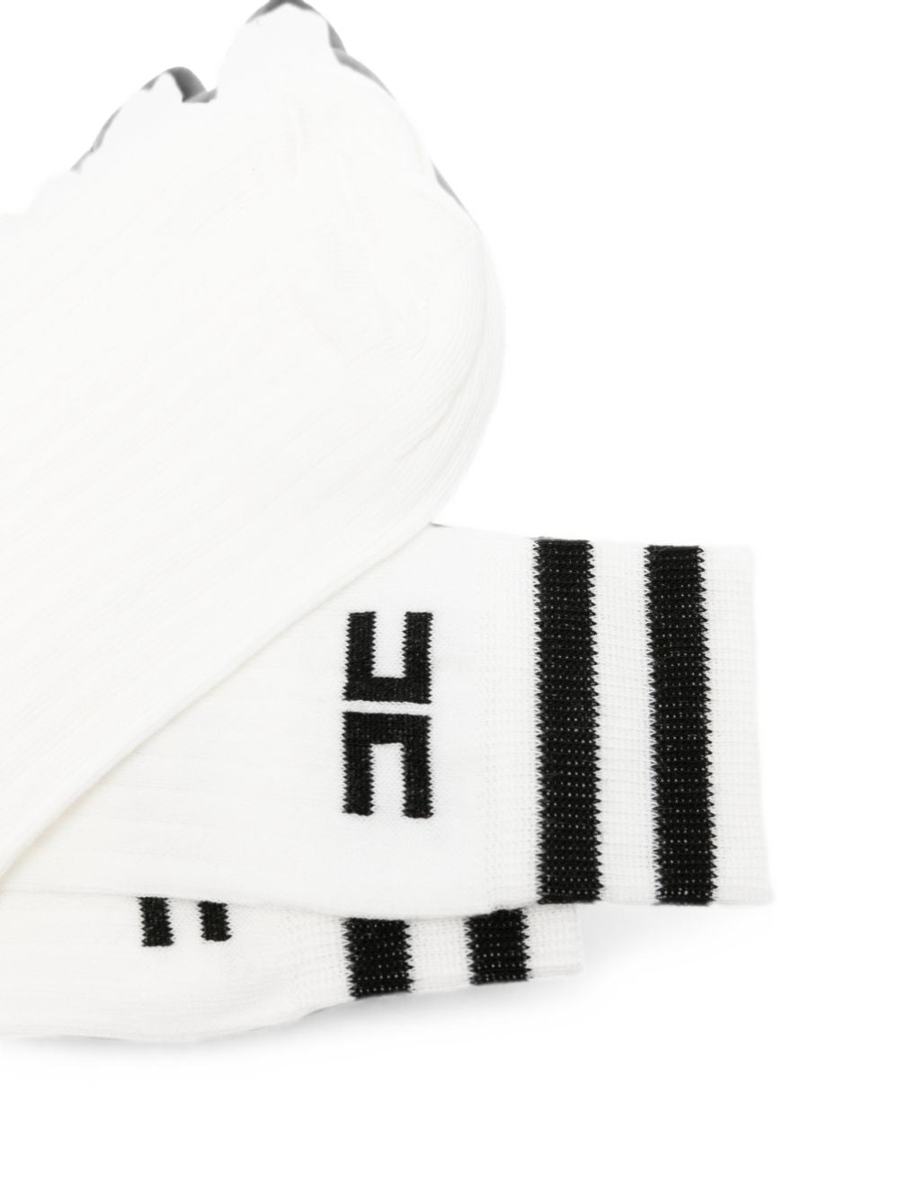 Calze bianco/nero per bambina EFCZ006CTV061 0077 Elisabetta Franchi Kids 