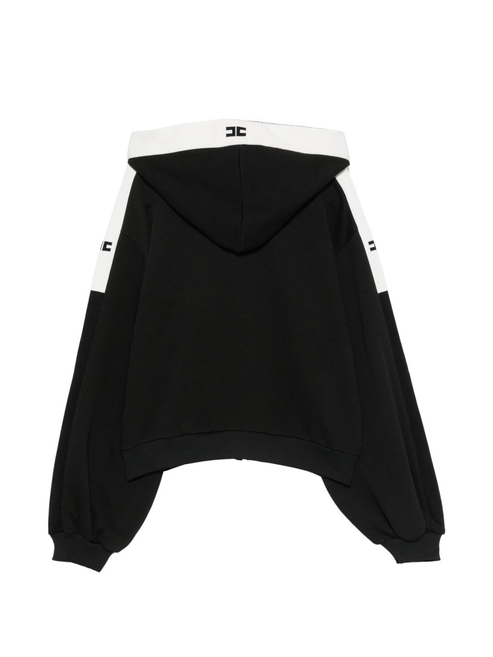 Felpa nera/bianca per bambina EFFE175CFF017 N101 Elisabetta Franchi Kids 