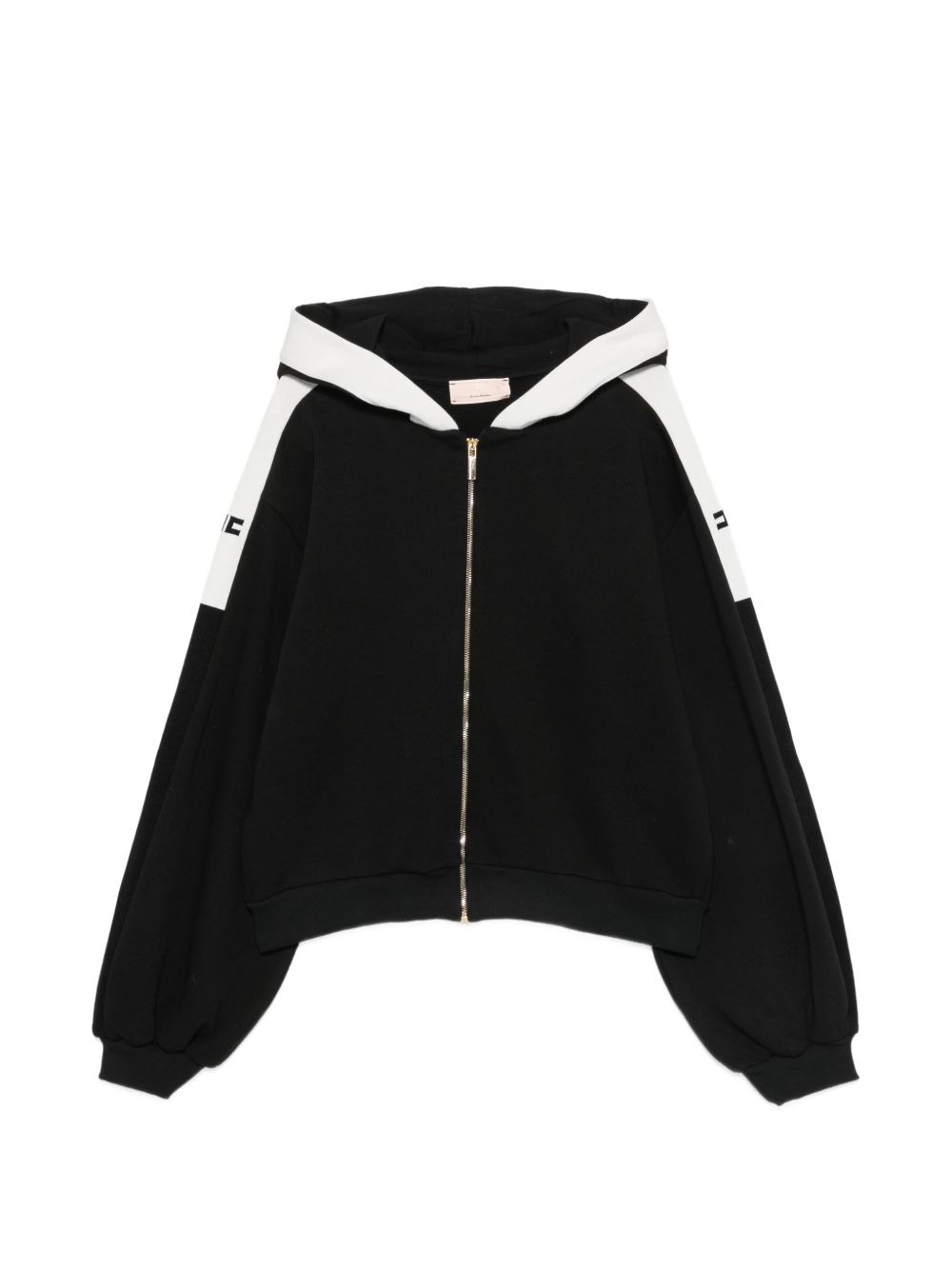 Felpa nera/bianca per bambina EFFE175CFF017 N101 Elisabetta Franchi Kids 
