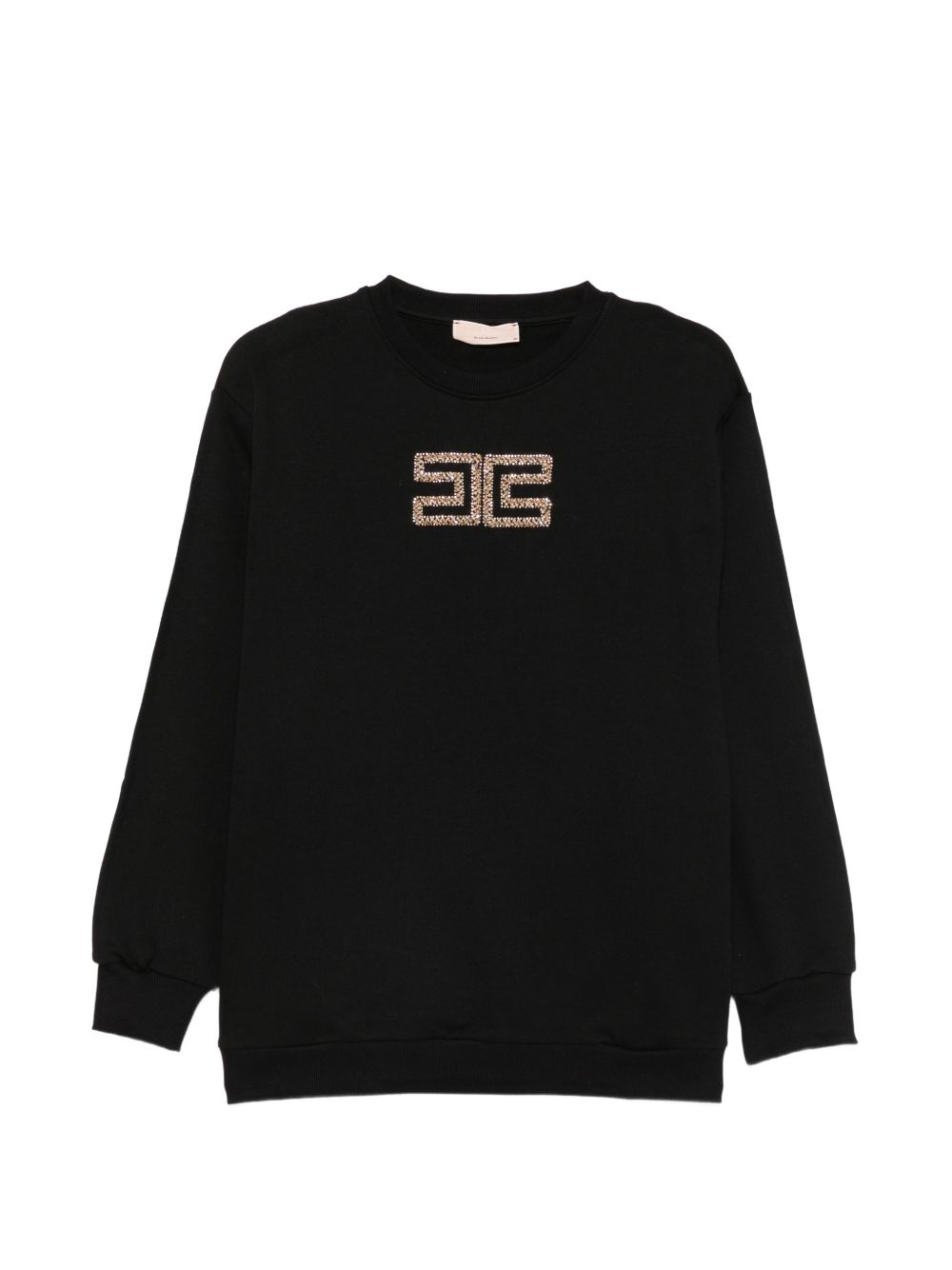 Felpa nera per bambina EFFE183CFF017 N000 Elisabetta Franchi Kids 