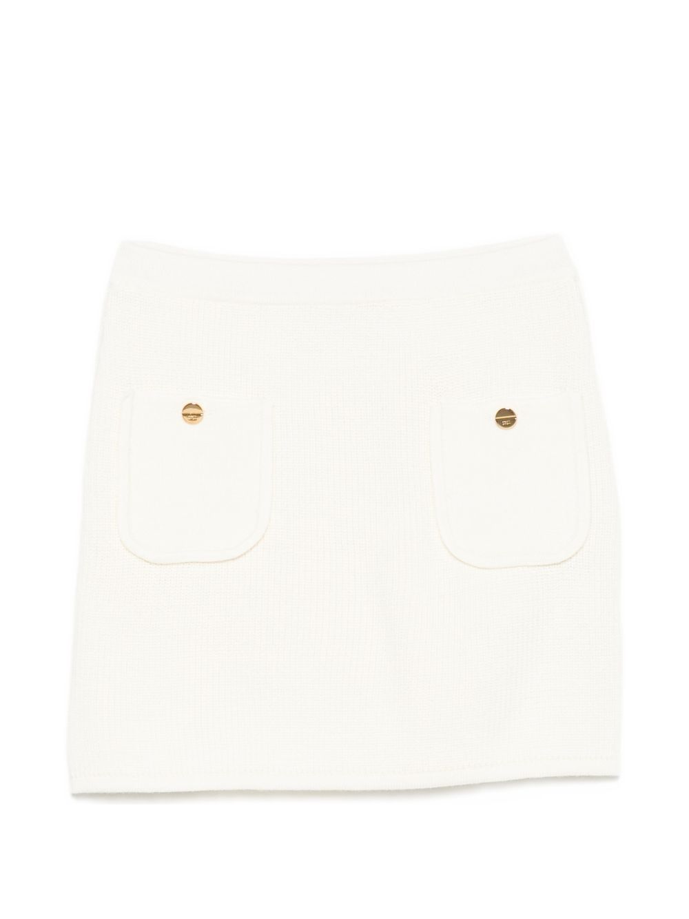 Gonna bianca per bambina EFGO222CFL159 0077 Elisabetta Franchi Kids 
