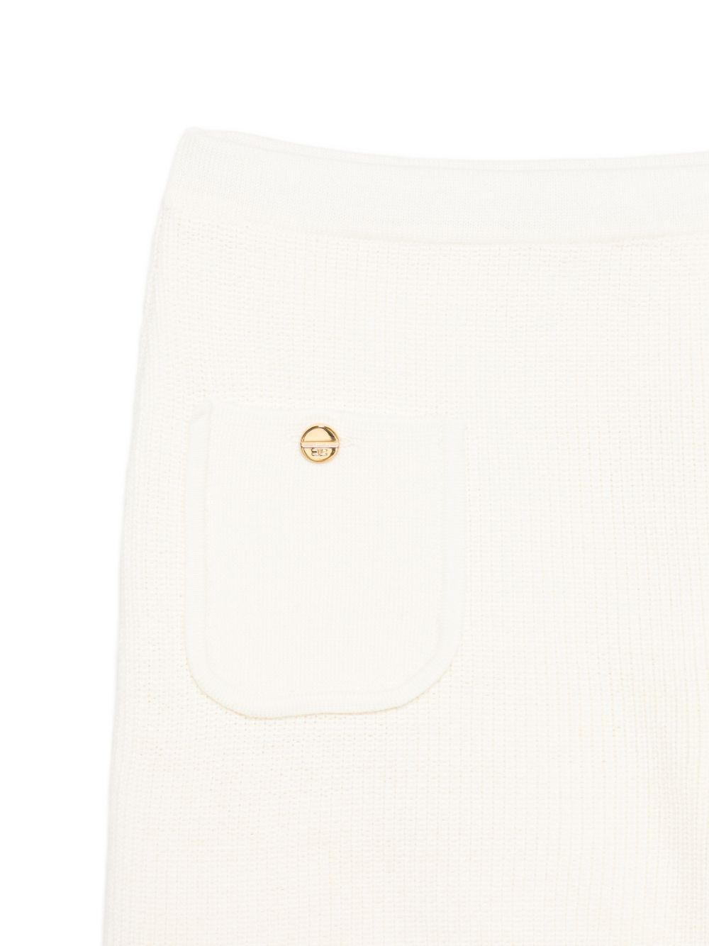 Gonna bianca per bambina EFGO222CFL159 0077 Elisabetta Franchi Kids 