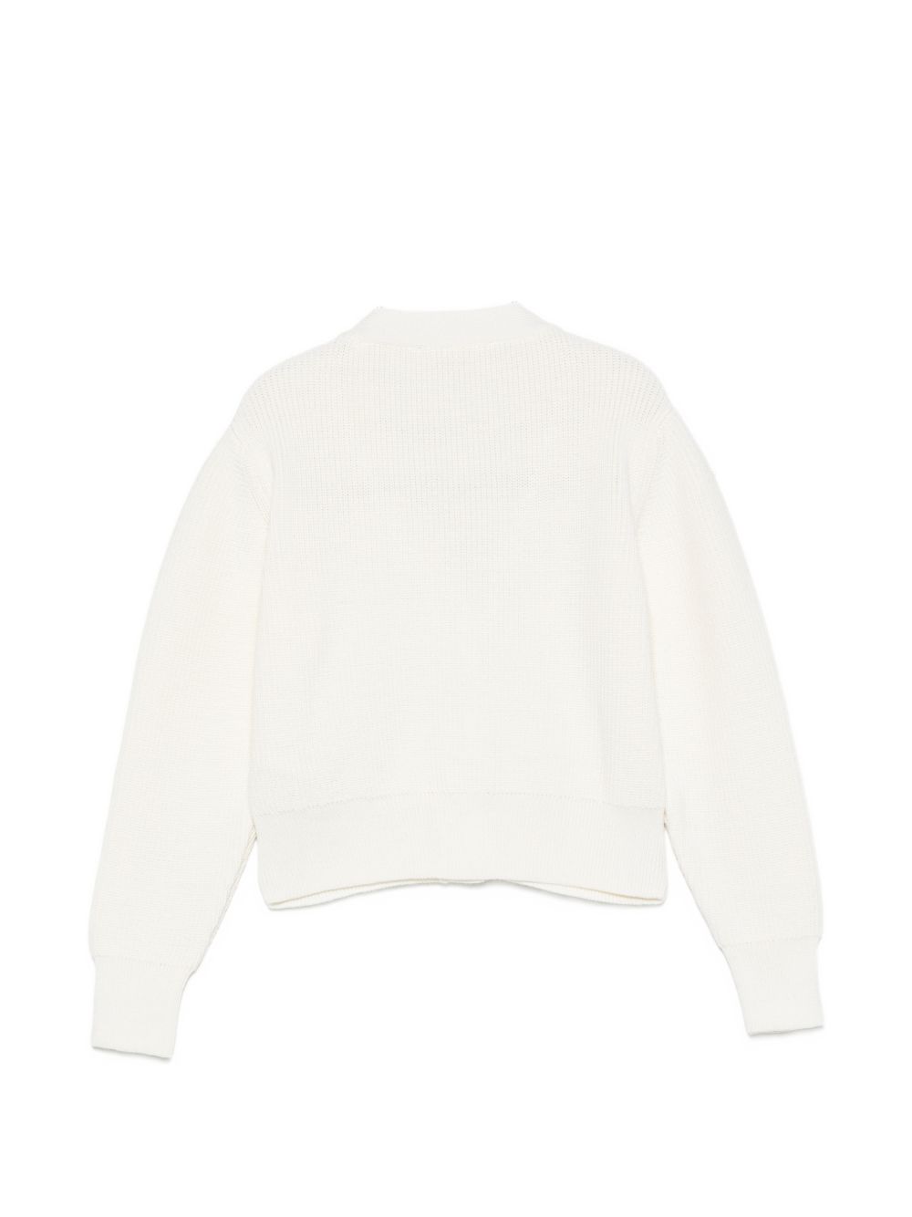 Cardigan bianco per bambina EFMA203CFL159 0077 Elisabetta Franchi Kids 