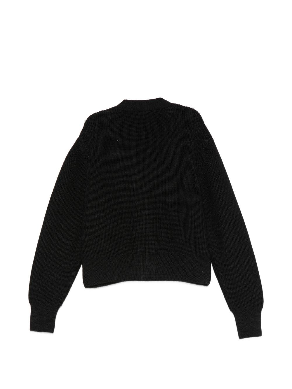 Cardigan nero per bambina EFMA203CFL159 N101 Elisabetta Franchi Kids 