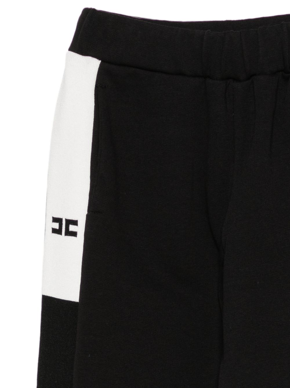 Pantalone nero/bianco per bambina EFPA327CFF017 N101 Elisabetta Franchi Kids 