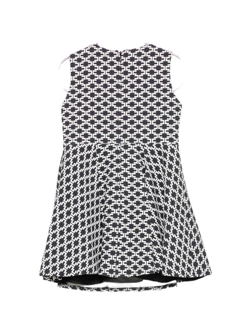 Abito nero/bianco per bambina EGAB2410GA039 D948 Elisabetta Franchi Kids 
